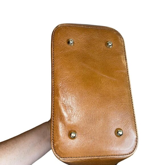 Divina Firenze Womens Backpack Crossbody Brown Leather Purse Italy - Picture 4 of 9